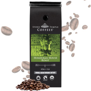 Honduran House Roast - Whole Bean, Medium Roast, Certified Organic OCIA/ Fairtrade Coffee 1lb/454g