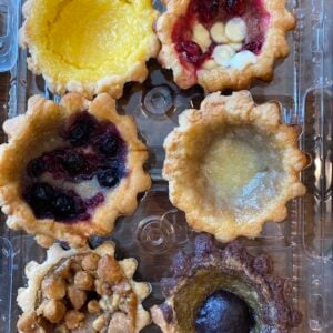 Butter Tarts with a Shortbread Crust