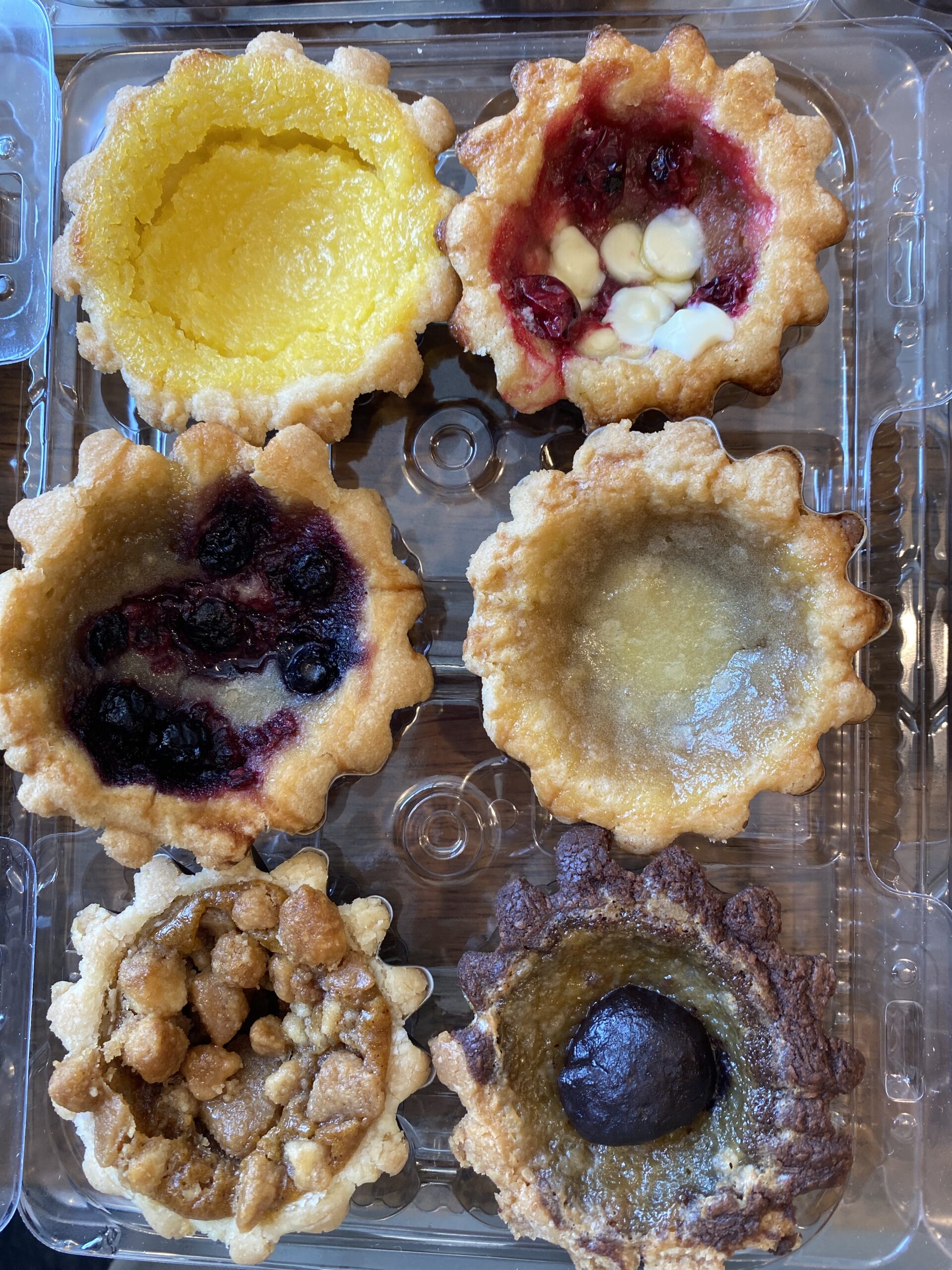 Butter Tarts with a Shortbread Crust