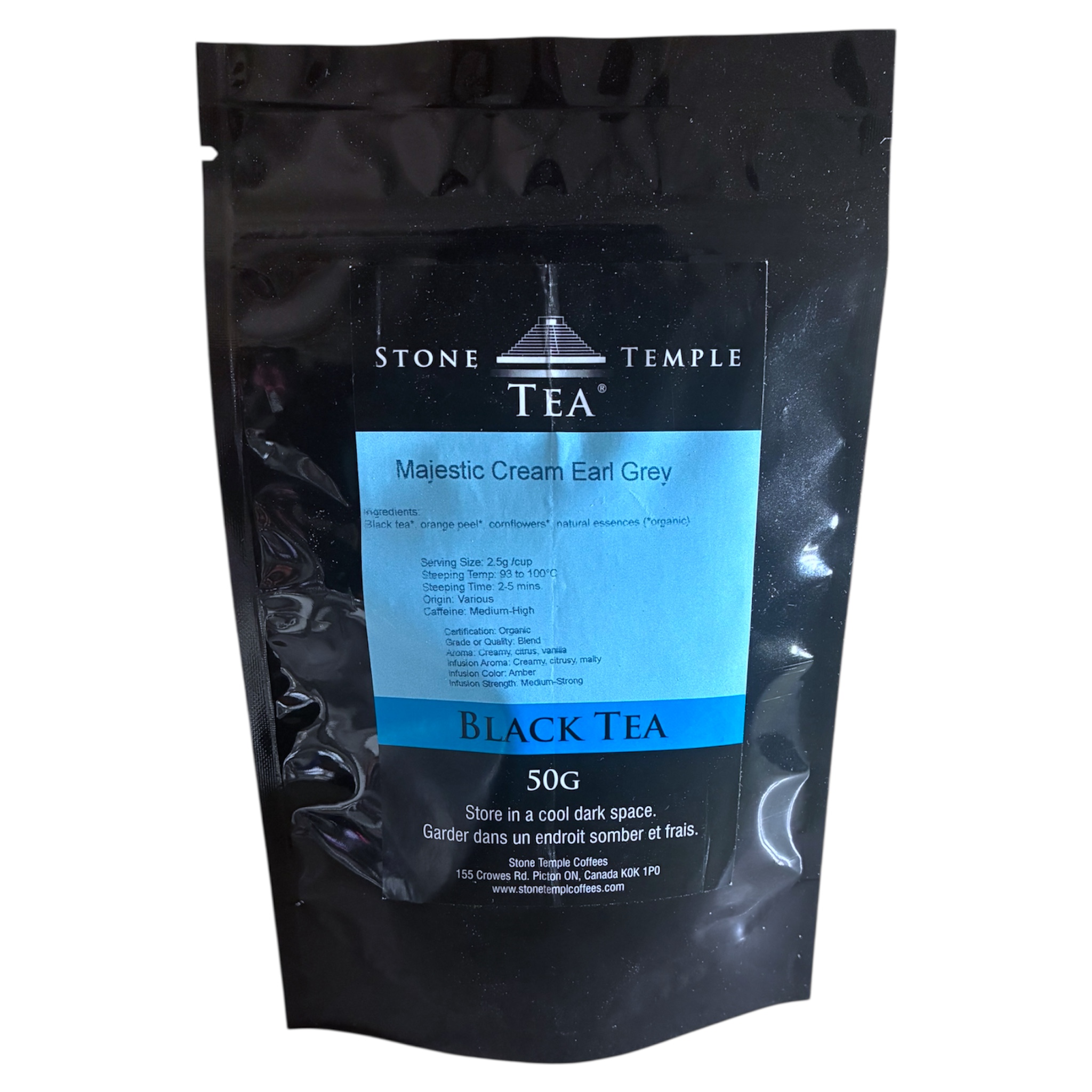 Stone Temple Tea - Majestic Cream Earl Grey 50g