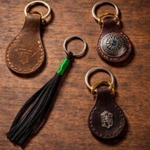Handcrafted Leather Keychains
