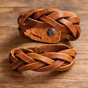 Braided Leather Cuff