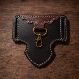 Handcrafted Leather Belt Key Holder