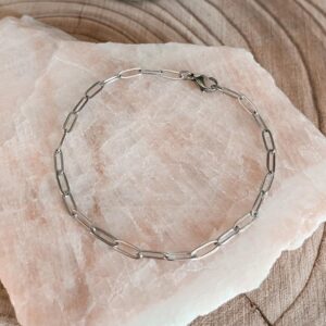 Paperclip Chain Anklet