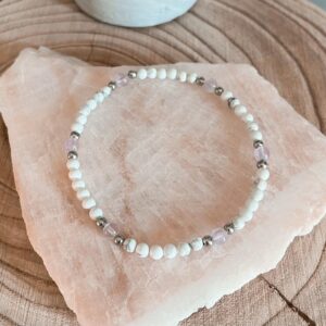 Lavender Moon Anklet