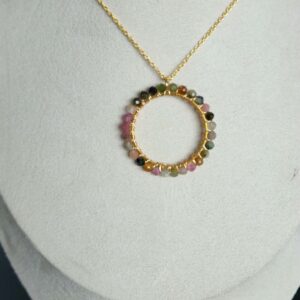 Rainbow Tourmaline necklace