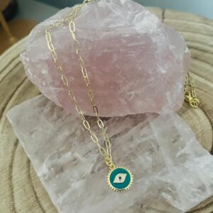 Eye of Protection Necklace - Blue