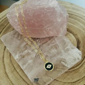 Eye of Protection Necklace - Black